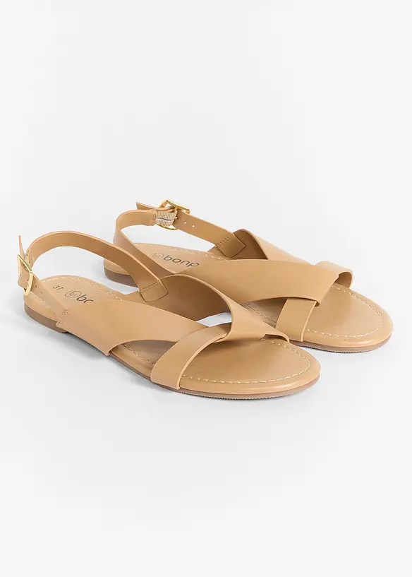 Sandalen in braun - bonprix