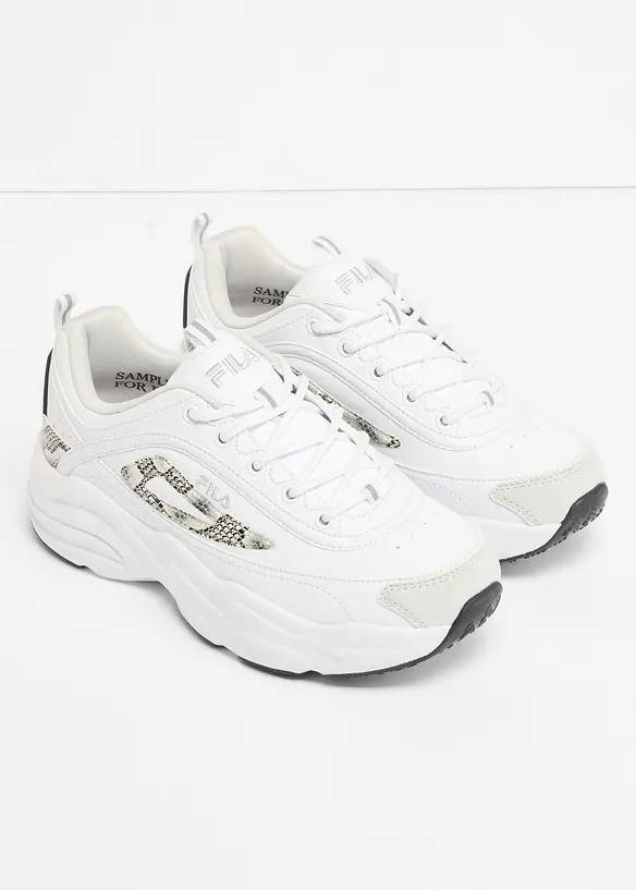 Fila Chunky Sneaker mit Animal-Details in weiß - FILA