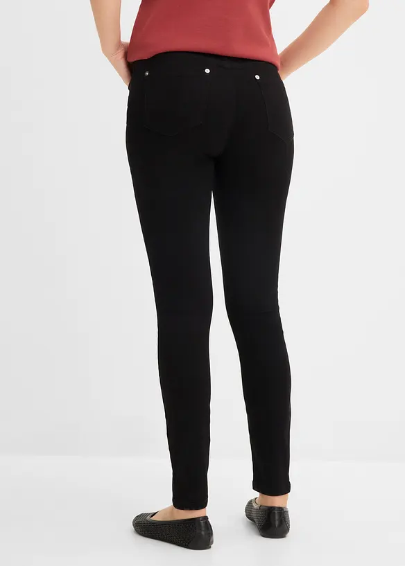 Super-Stretch-Jeans aus leichtem Material in schwarz von hinten - bonprix Super-Stretch-Jeans aus leichtem Material in schwarz von hinten - bonprix
