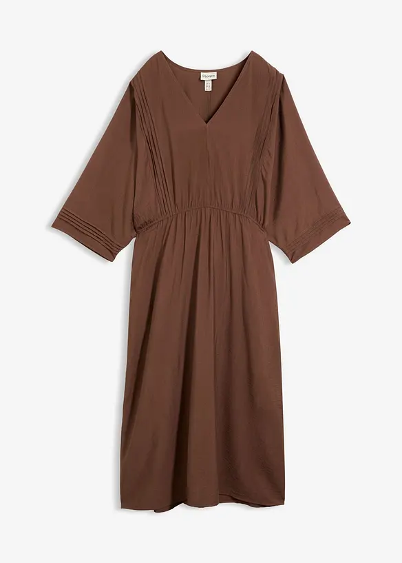 Kaftan-Kleid in braun von vorne - bonprix Kaftan-Kleid in braun von vorne - bonprix