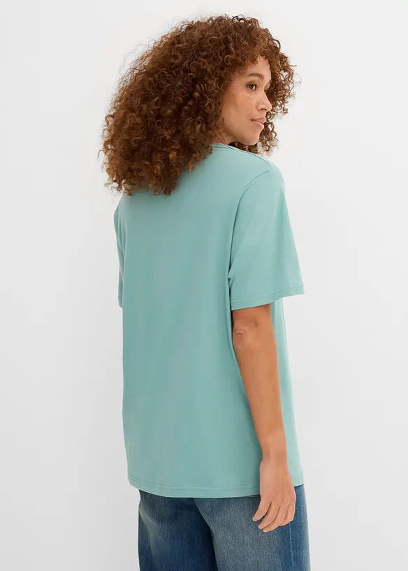 Longshirt (5er Pack) in lila von hinten (im Anschnitt) - bonprix Longshirt (5er Pack) in lila von hinten (im Anschnitt) - bonprix
