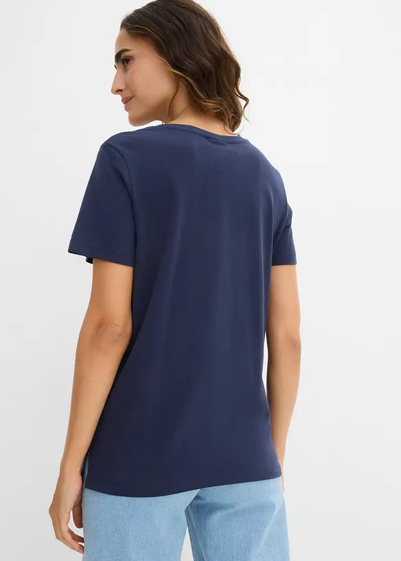 T-Shirt Sea Love in blau von hinten (im Anschnitt) - bonprix T-Shirt Sea Love in blau von hinten (im Anschnitt) - bonprix