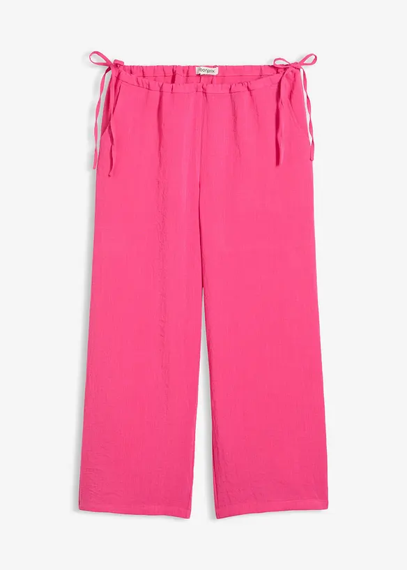 Culotte aus Viskose-Mix in pink von vorne - bonprix Culotte aus Viskose-Mix in pink von vorne - bonprix
