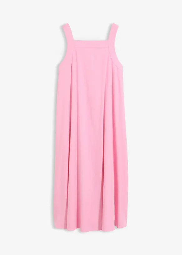 Midikleid mit Bindedetail hinten in rosa von vorne - bonprix Midikleid mit Bindedetail hinten in rosa von vorne - bonprix