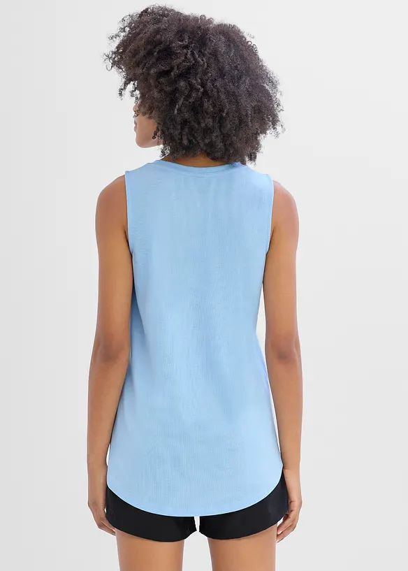 Leichtes Funktions-Top, schnelltrocknend in blau von hinten (im Anschnitt) - bonprix Leichtes Funktions-Top, schnelltrocknend in blau von hinten (im Anschnitt) - bonprix
