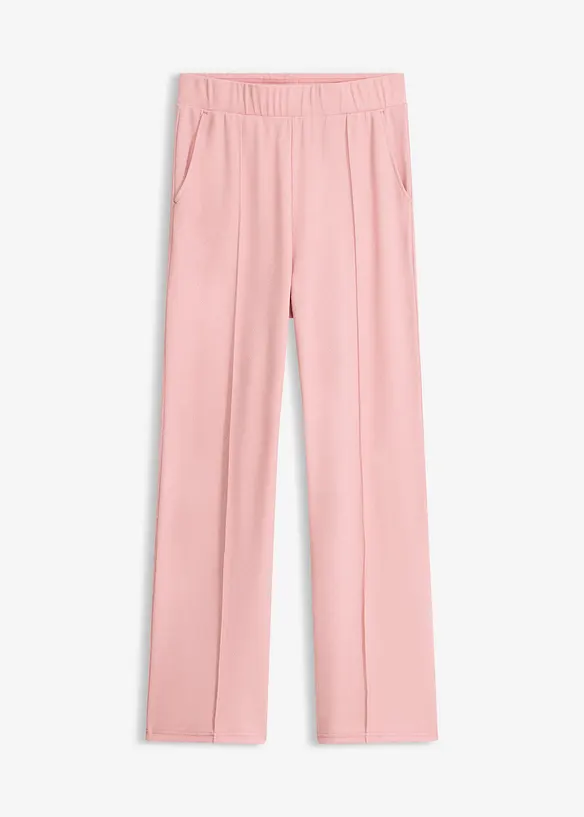 Schlupfhose aus fester Interlock-Qualität in rosa von vorne - bonprix Schlupfhose aus fester Interlock-Qualität in rosa von vorne - bonprix