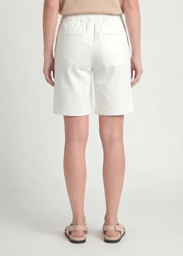 Bermuda aus Baumwoll-Mix in weiß von hinten - bonprix Bermuda aus Baumwoll-Mix in weiß von hinten - bonprix