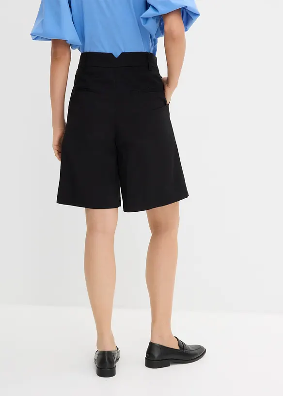 Twill-Bermuda in schwarz von hinten - bonprix Twill-Bermuda in schwarz von hinten - bonprix