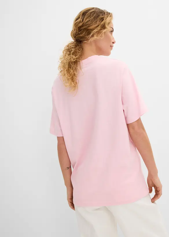 Longshirt (5er Pack) in rosa von hinten (im Anschnitt) - bonprix