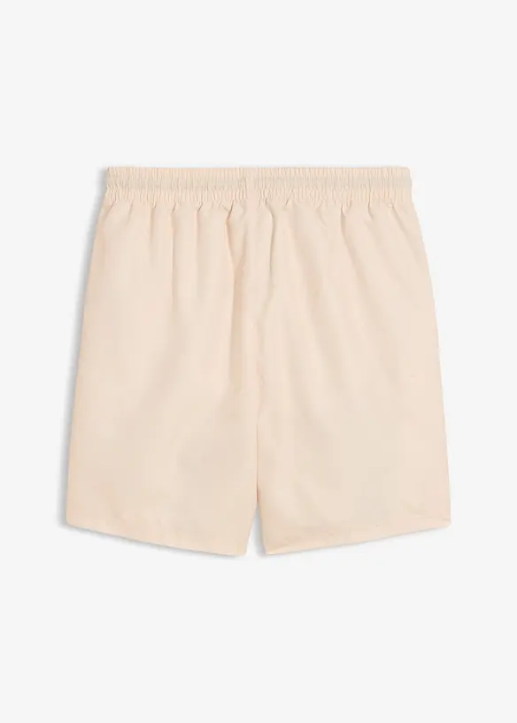 Badeshorts kurz in beige von hinten - bonprix