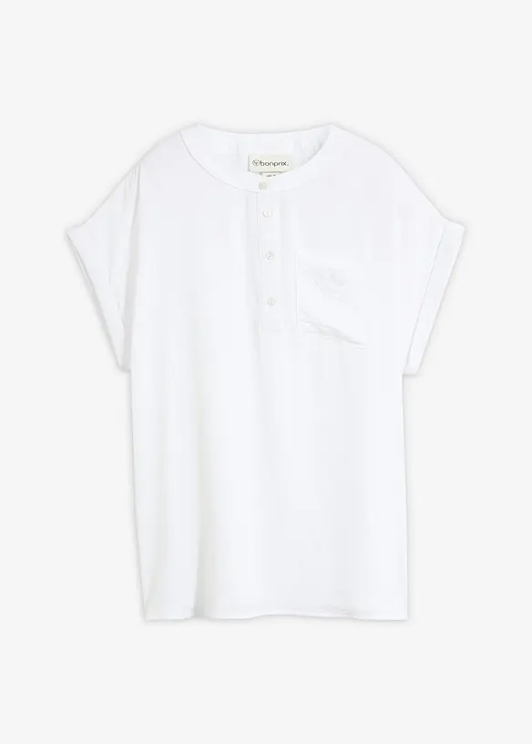 Blusenshirt in weiß von vorne - bonprix Blusenshirt in weiß von vorne - bonprix