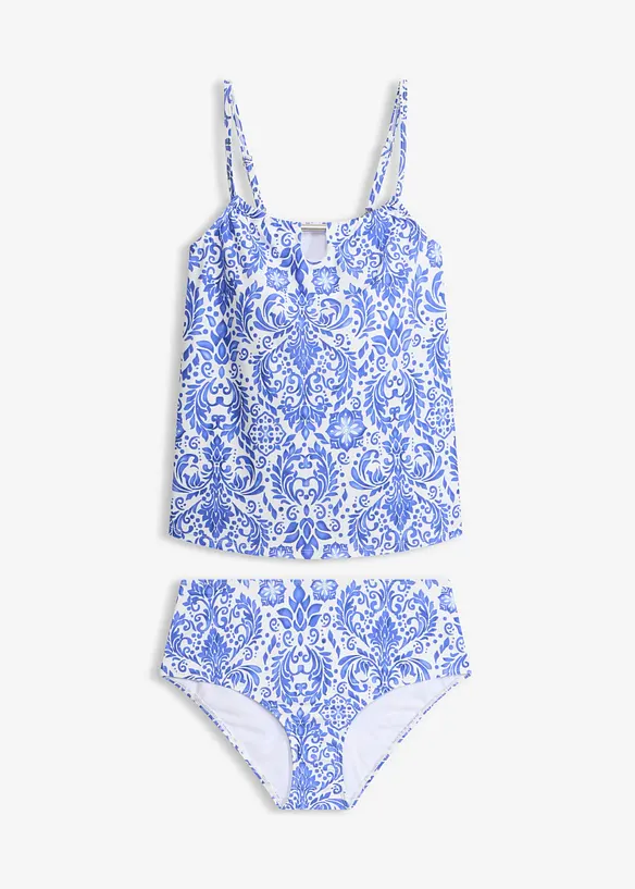 Tankini (2-tlg.Set) in weiß von vorne - bonprix
