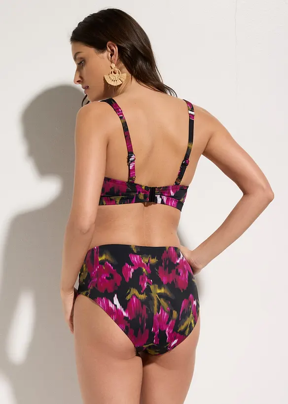 Bralette Bikini (2-tlg.Set) in schwarz von hinten (Totalaufnahme) - bonprix