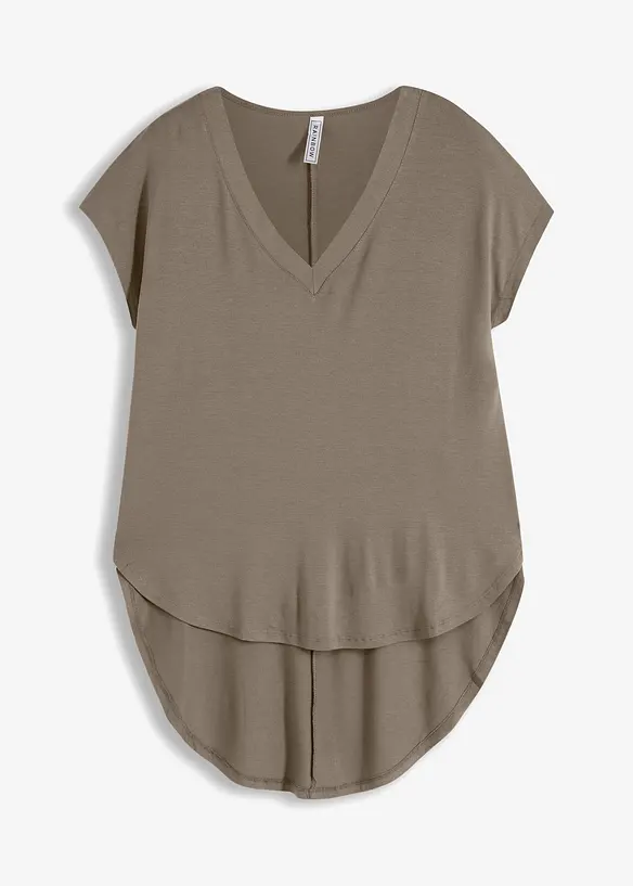 T-Shirt in grün von vorne - bonprix