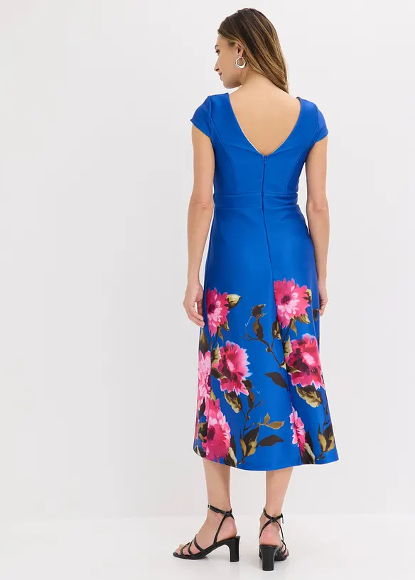 Midikleid in blau von hinten (Totalaufnahme) - bonprix Midikleid in blau von hinten (Totalaufnahme) - bonprix