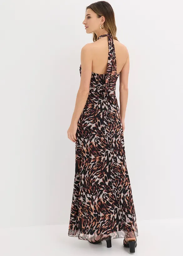 Maxikleid in schwarz von hinten (Totalaufnahme) - bonprix Maxikleid in schwarz von hinten (Totalaufnahme) - bonprix
