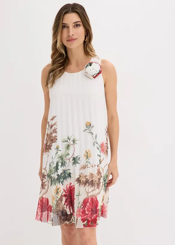 Minikleid in weiß von vorne (Totalaufnahme) - bonprix Minikleid in weiß von vorne (Totalaufnahme) - bonprix