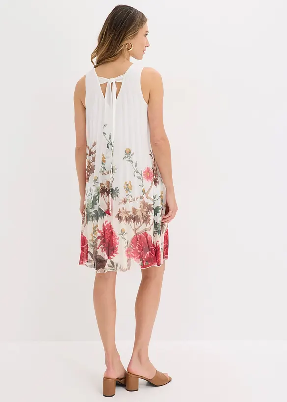 Minikleid in weiß von hinten (Totalaufnahme) - bonprix Minikleid in weiß von hinten (Totalaufnahme) - bonprix