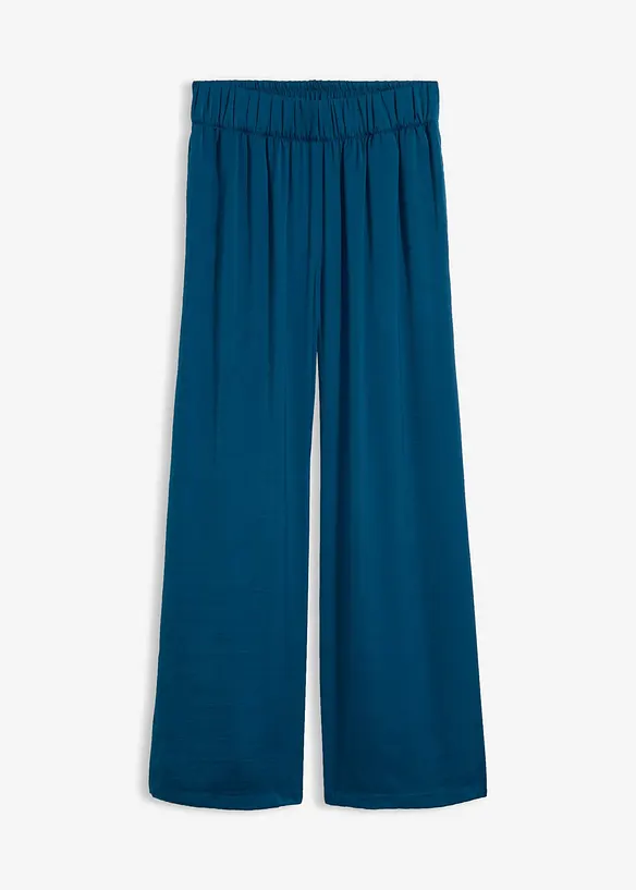 Palazzo-Hose in petrol von vorne - bonprix Palazzo-Hose in petrol von vorne - bonprix