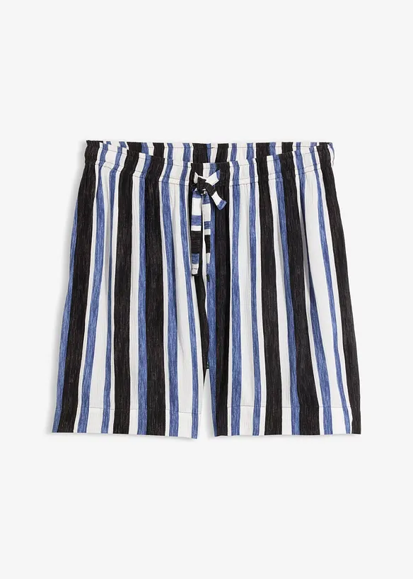 Schlupf-Shorts aus feiner Viskose in schwarz von vorne - bonprix Schlupf-Shorts aus feiner Viskose in schwarz von vorne - bonprix