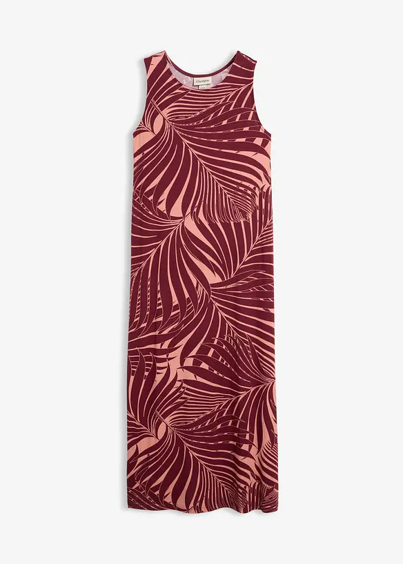 Jerseykleid aus fließendem Viskose-Mix in rot von vorne - bonprix Jerseykleid aus fließendem Viskose-Mix in rot von vorne - bonprix