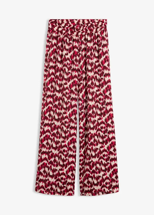 Palazzo-Hose in rot von vorne - bonprix Palazzo-Hose in rot von vorne - bonprix