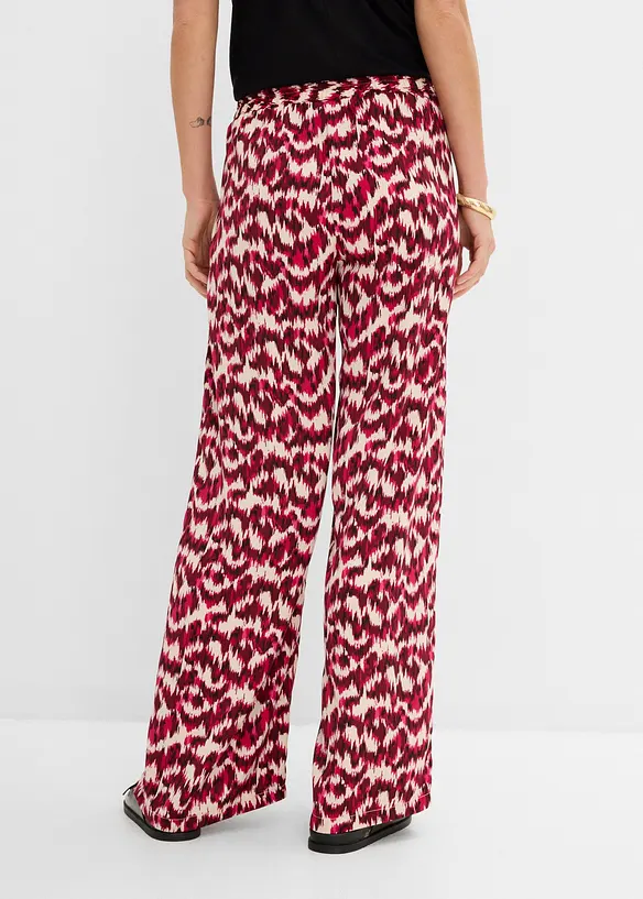 Palazzo-Hose in rot von hinten - bonprix Palazzo-Hose in rot von hinten - bonprix