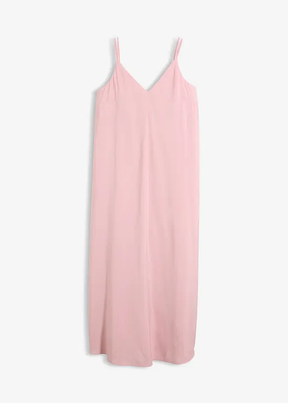 Trägerkleid aus feinem Viskose-Mix in rosa von vorne - bonprix Trägerkleid aus feinem Viskose-Mix in rosa von vorne - bonprix