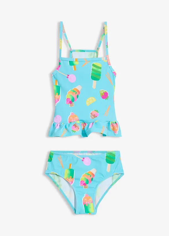 Tankini (2-tlg.Set) in blau - bonprix