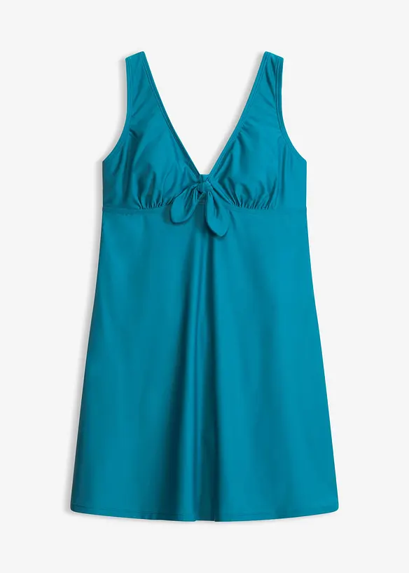 Badekleid in petrol von vorne - bonprix