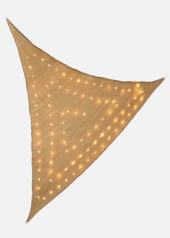 Solar Sonnensegel in beige von vorne - bonprix