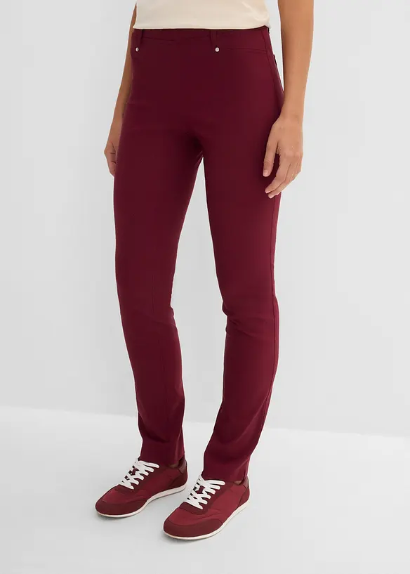Bengalin-Hose aus Viskose-Mix in rot von vorne - bonprix