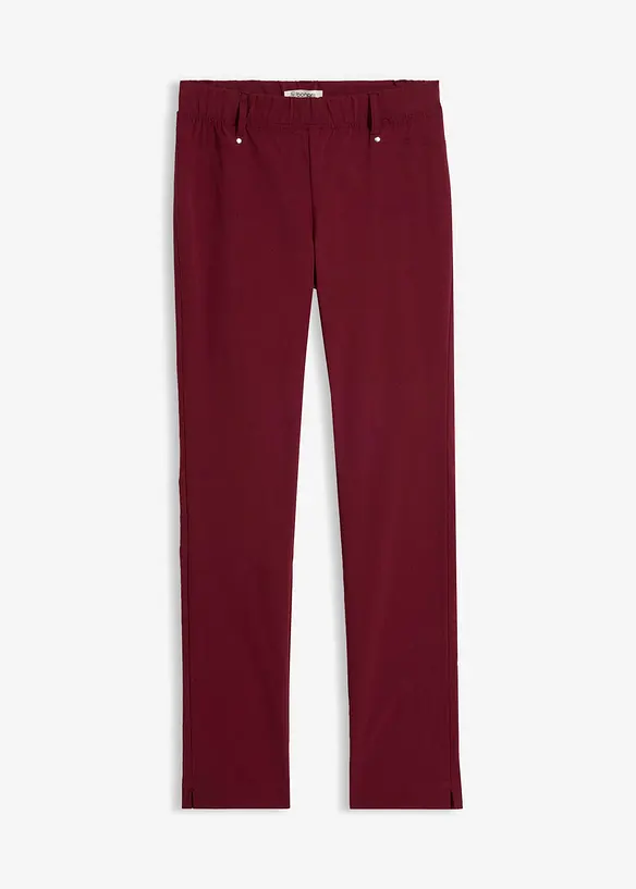 Bengalin-Hose aus Viskose-Mix in rot von vorne - bonprix