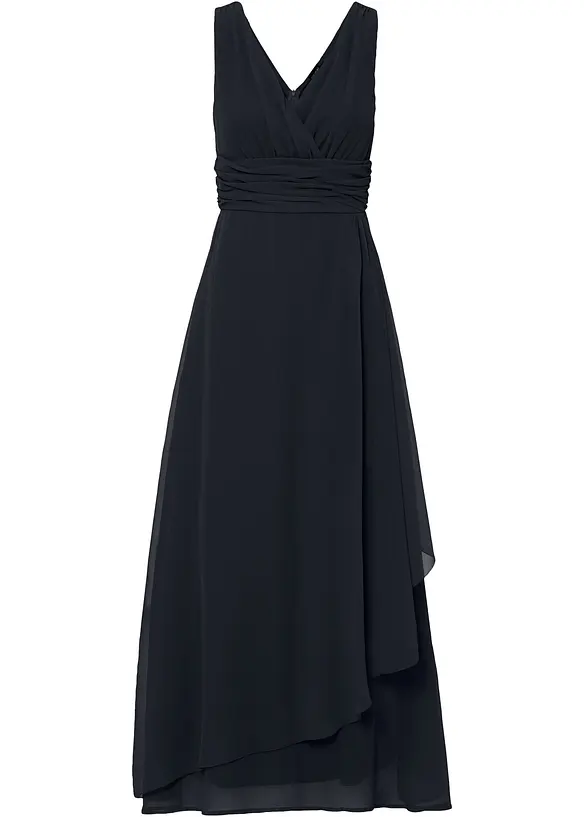 Maxikleid in schwarz von vorne - bonprix Maxikleid in schwarz von vorne - bonprix