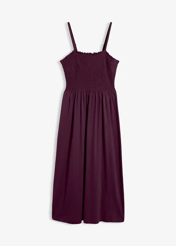 Jerseykleid aus reiner Bio-Baumwolle in lila von vorne - bonprix Jerseykleid aus reiner Bio-Baumwolle in lila von vorne - bonprix
