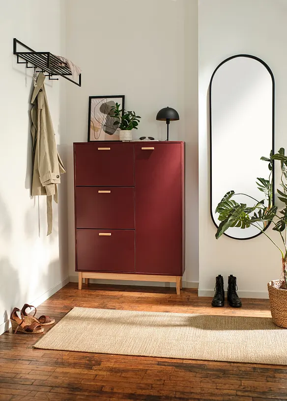 Wandgarderobe in schwarz (Ambiente) - bonprix Wandgarderobe in schwarz (Ambiente) - bonprix