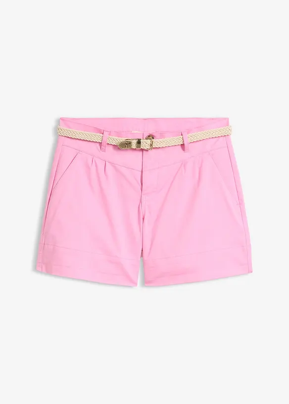 Shorts aus Baumwolle in rosa von vorne - bonprix Shorts aus Baumwolle in rosa von vorne - bonprix