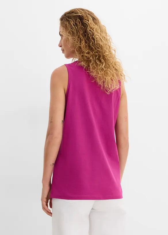 Long-Top (5er-Pack) in pink von hinten (im Anschnitt) - bonprix Long-Top (5er-Pack) in pink von hinten (im Anschnitt) - bonprix