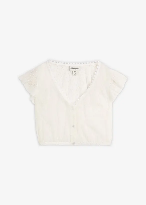 Dirndlbluse in weiß von vorne - bonprix Dirndlbluse in weiß von vorne - bonprix
