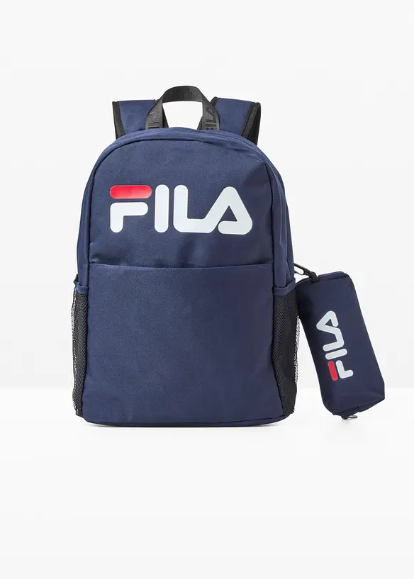 Fila Rucksack in schwarz von vorne - FILA