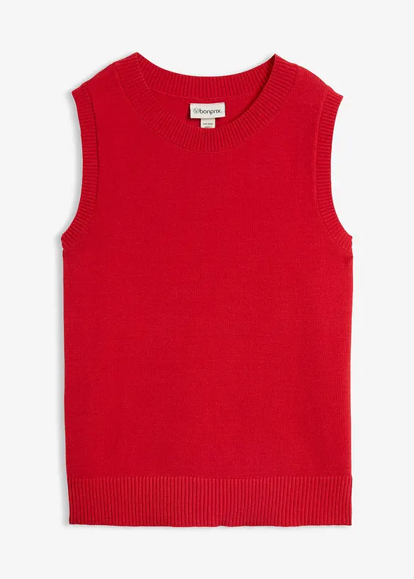 Pullunder in rot von vorne - bonprix Pullunder in rot von vorne - bonprix