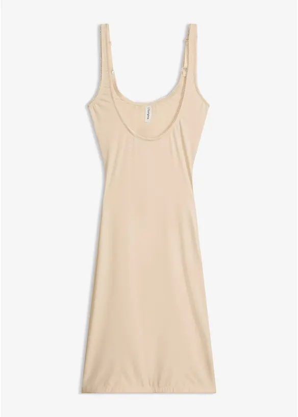 Medium Shape Kleid in beige von vorne - bonprix