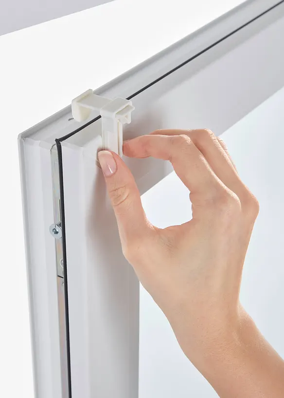 Plissee mit Blütendruck in beige - bonprix