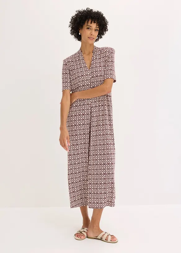 Shirtkleid in lila von vorne (Totalaufnahme) - bonprix Shirtkleid in lila von vorne (Totalaufnahme) - bonprix