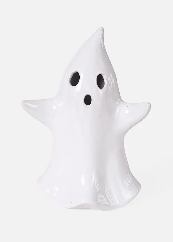 Deko-Figur Geist in weiß von vorne - bonprix