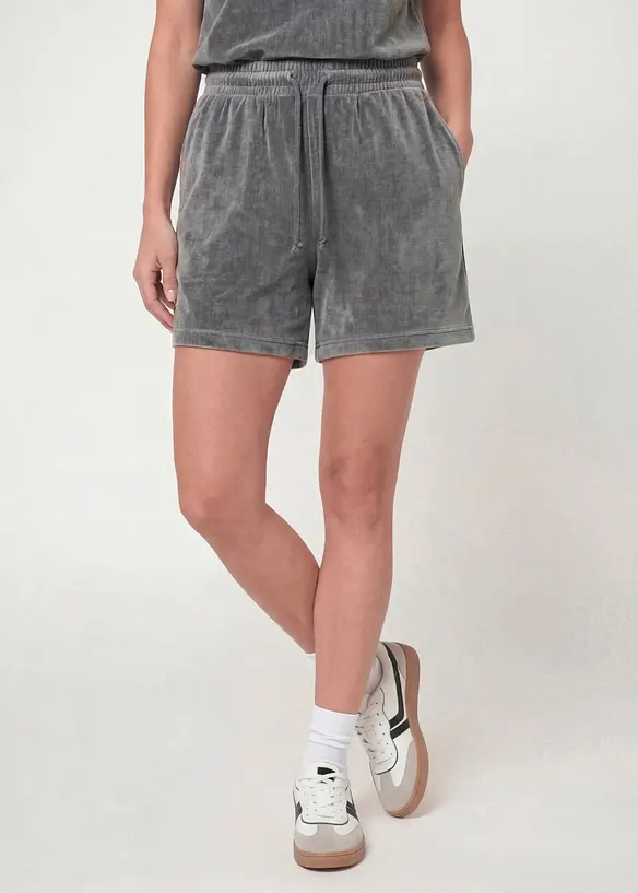 Shorts aus Frottee in blau von vorne - bonprix Shorts aus Frottee in blau von vorne - bonprix