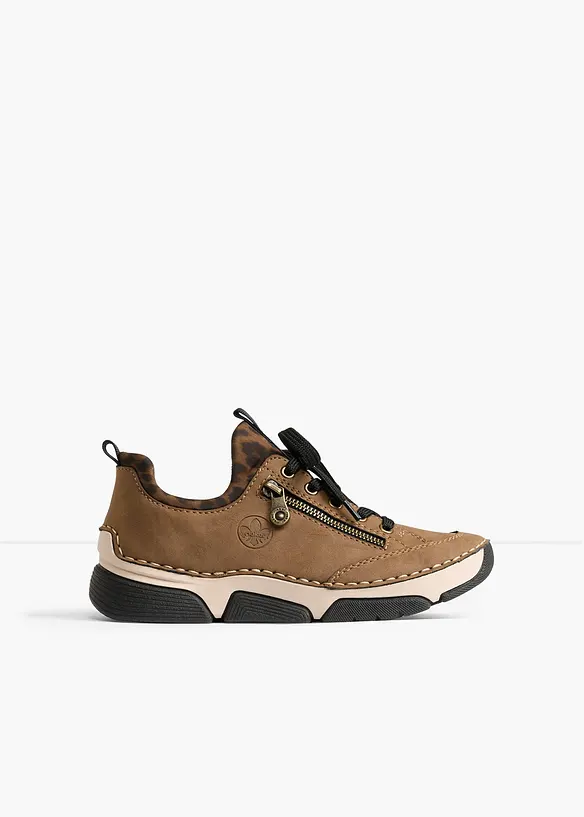 Rieker Komfort-Sneaker mit gepolsterter Innensohle in braun - Rieker