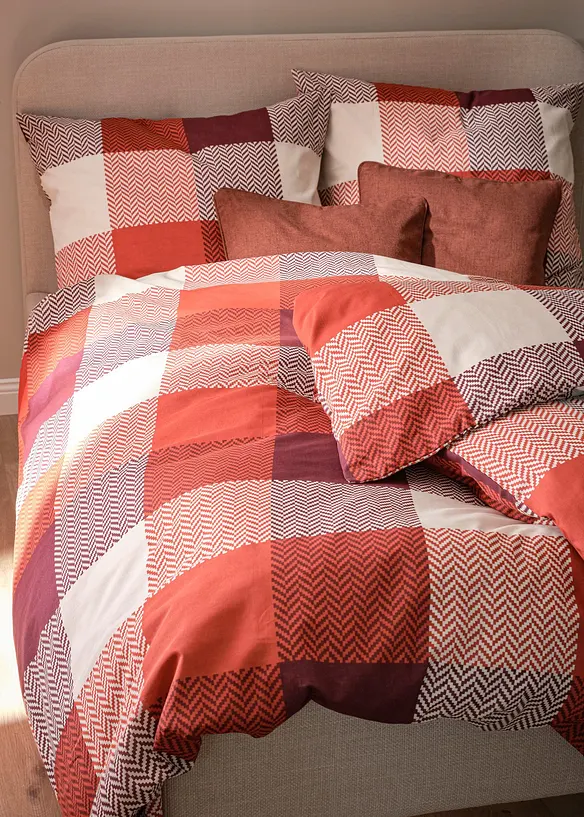 Linon-Bettwäsche in orange (Ambiente) - bonprix