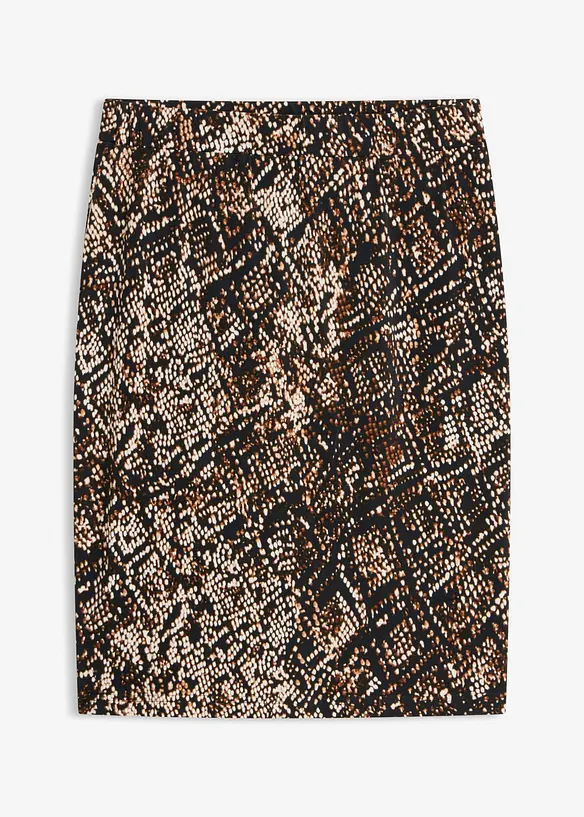 Jersey-Rock in schwarz von vorne - bonprix