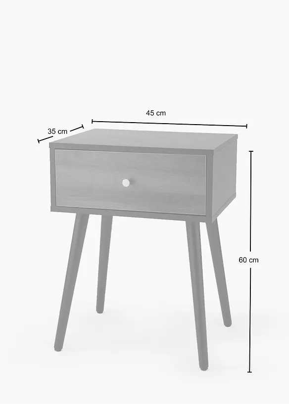 Beistelltisch in schwarz - bonprix Beistelltisch in schwarz - bonprix